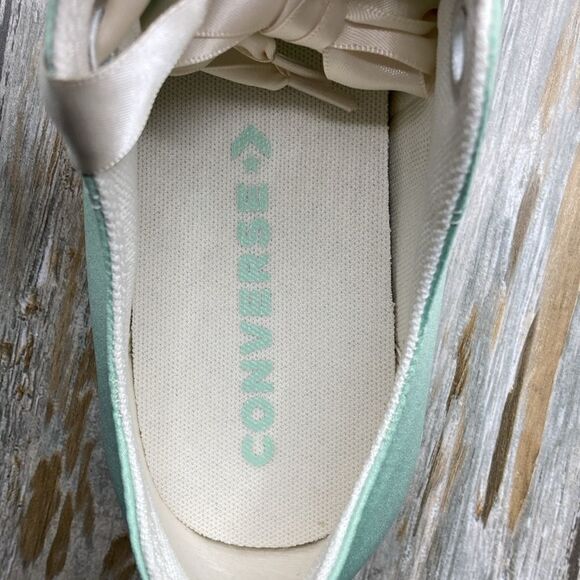 Chuck Taylor All Star Lift Platform Matte Satin Sneaker Shoes Size 7 - Picture 5 of 16